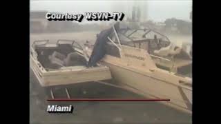 Hurricane Andrew  WSVN  19920824  12 noon approx [upl. by Iggie]