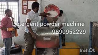 डिटर्जंट पावडर बनाने वाली मशीन detergent powder automatic plantdetergent powder business smallplant [upl. by Hazeghi]