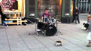 Amazing Drum Solo In The Street [upl. by Schlenger837]