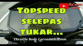 Benelli 150S  Topspeed After Replace Throttle body Loreada D32mm [upl. by Nahtanaj9]