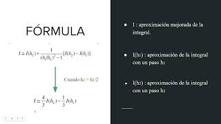 ALGORITMO DE NEWTON COTES Y DE ROMBERG  EXTRAPOLACION DE RICHARDSON [upl. by Nosnhoj]