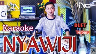 NYAWIJI KARAOKE  DUET  RENA MOVIES FT GERRY MAHESA  JANDHUT  SUARA JERNIH  NADA9  LIRIK LAGU [upl. by Drawe]