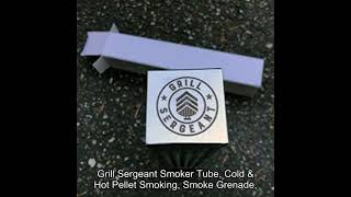 Grill Sergeant Smoker Tube Cold amp Hot Pellet Smoking Smoke Grenade Thick Stainless Steel [upl. by Anavrin153]