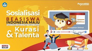 Sosialisasi Beasiswa Indonesia Maju Program Persiapan Sarjana Luar Negeri Angkatan 4 dan Kurasi [upl. by Bubb596]