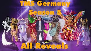 The Masked Singer Germany  Season 5  All Reveals [upl. by Ayian72]