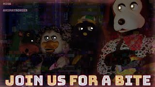 Chuck E Cheese LIP SYNC Join us for a bite FNaF Song [upl. by Nine56]