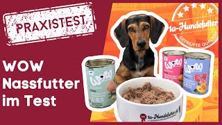 WOW Hundefutter Test 2024  Wie gut ist das WOW Nassfutter für Hunde [upl. by Foscalina]