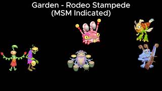 Garden  Rodeo Stampede MSM Indicated [upl. by Ahsitam]