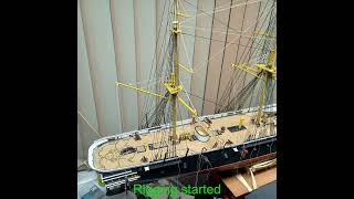 HMS Warrior model 1100 scale [upl. by Nagaem]