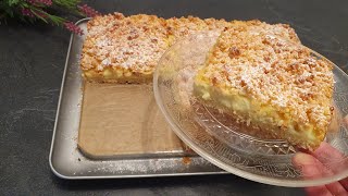 Leckerer Streuselkuchen mit Zitronencreme einfach zuzubereiten Perfekt geeignet für Gäste [upl. by Jehanna]