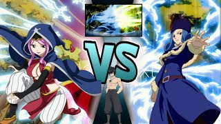 JUVIA VS MEREDY Fairytail Full fight [upl. by Dannye]