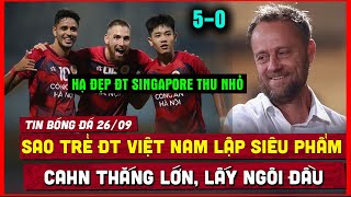 🔴 Kết Quả Bảng Xếp Hạng ASEAN Club Championship  CAHN Đại Thắng Trước ĐT Singapore Thu Nhỏ [upl. by Namor]