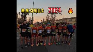 MEDIA MARATON SEVILLA 2024 LOS GORRAS RUNNER [upl. by Amo424]