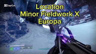 Location Minor Fieldwork X EUROPA [upl. by Yendys50]