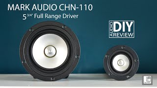 Full Range Driver Review  Markaudio CHN110 6quot Driver for DIY Speaker Building  Massive Bass [upl. by Sundin]