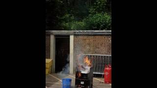 Why you should not add water to a Chip pan fire shorts [upl. by Barcroft339]