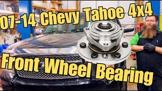 20072014 Chevrolet Tahoe 4x4 Front Wheel Hub Bearing Replacement [upl. by Anilok283]