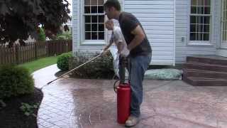 How to Apply Euclid Chemical Solvent Based Sealers to Concrete [upl. by Eniledgam]