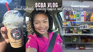 A Week In The Life of a BCBA  work vlog morning routine and cancellations [upl. by Sophronia906]