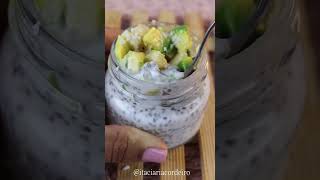 Misture IOGURTE NATURAL com CHIA para o Café da Manhã Pudim de Chia com Frutas SAUDÁVEL [upl. by Ambrose]