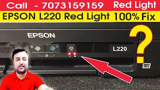 Epson L220 Red Light Blinking Solution [upl. by Benton474]