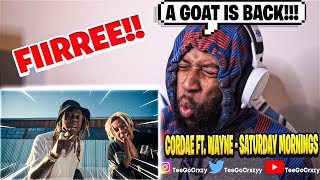 THAT REAL TALK DIFFERENT Cordae  Saturday Mornings feat Lil Wayne REACTION [upl. by Khano247]