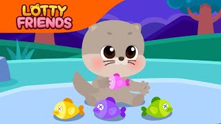 Otter Song🦦  Sing Along  Kids Songs  Dancing in the Water [upl. by Yrogerg]