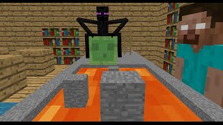 Monster School Obstacle Course  Minecraft Animation [upl. by Dorry543]