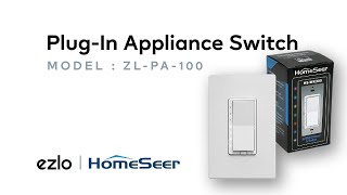 How to pair a HomeSeer ZLPA100 Plugin Appliance Swich with Ezlo hubs [upl. by Kamal]