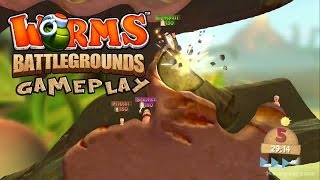 PS4  Worms Battlegrounds Launch Trailer [upl. by Snebur180]