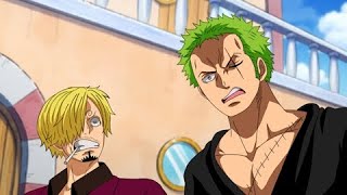 Sanjis reaction after Zoro is named Luffys first mate in One Piece [upl. by Elbart]