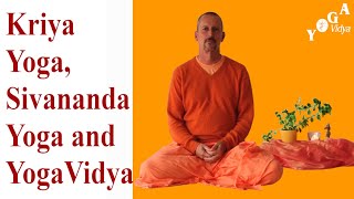 Kriya Yoga Sivananda Yoga and Yoga Vidya [upl. by Naitsirhk]