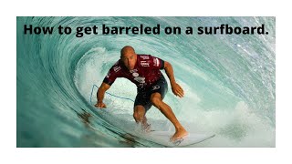 HOW TO GET YOUR FIRST BARREL SURFING [upl. by Aihsekan899]