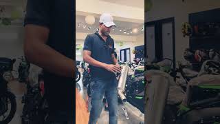 GPR exist Unboxing and fiting zx10r 📦📦📦🎁🎁🎁shorts trending viralshort [upl. by Adikram]