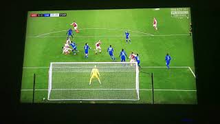 Nacho Monreal Goal vs Chelsea 11 [upl. by Merrill540]