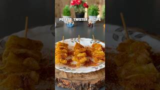 Trending recipe of crispy potato twister shorts potato recipe crispy snacks [upl. by Studley]