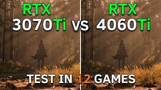 RTX 3070 Ti vs RTX 4060 Ti  Test In 12 Games at 1080p  2023 [upl. by Roch]