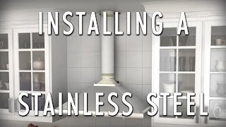 How to Install a Stainless Wall Range Hood  ZLINE Range Hood Installation [upl. by Pip]