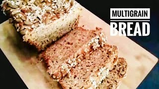 Multigrain Bread No Yeast amp No Knead  Kamal’s Homely Recipes [upl. by Mountford]