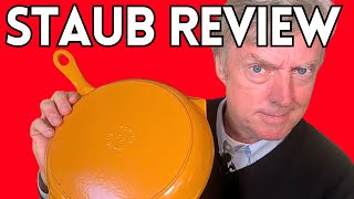 Great frying pan Staub Enameled Cast Iron Frying Pan Review [upl. by Gellman]