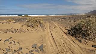 Cofete Beach cycle Fuerteventura 4K [upl. by Atinahc575]