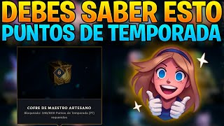 🏆 TODO SOBRE LOS PUNTOS DE TEMPORADA LOL ✅ O PODER DE HECHIZOS [upl. by Haridan]