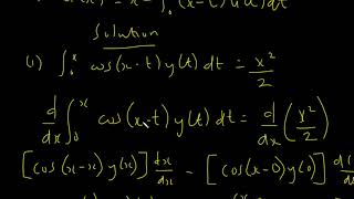 Solution to Volterra Integral Equation Example 1 [upl. by Rekab]