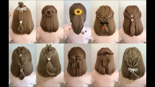 Top 15 Amazing Hairstyles for Short Hair 🌺 Best Hairstyles for Girls [upl. by Odnama]