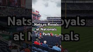 Washington Nationals vs Kansas City Royals at Nationals Park in DC MLB Playoff Berth mlb baseball [upl. by Siraj6]