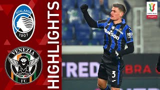 Atalanta 20 Venezia  A comfortable home win for Atalanta  Coppa Italia Frecciarossa 202122 [upl. by Vachell]