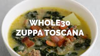 Whole30 Zuppa Toscana  The Defined Dish [upl. by Aicargatla564]