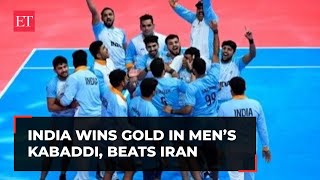 Asian Games 2023 India wins gold in men’s kabaddi beats Iran in controversial final [upl. by Eelrebmyk]