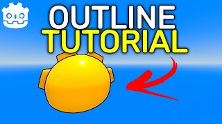 PostProcessing Outline  Godot 4 Tutorial In 3 Minutes [upl. by Adiaj483]