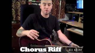 DevilDriver Clouds Over California Guitar Lesson Part 2 [upl. by Runkle]